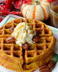 Pumpkin Pecan Waffles